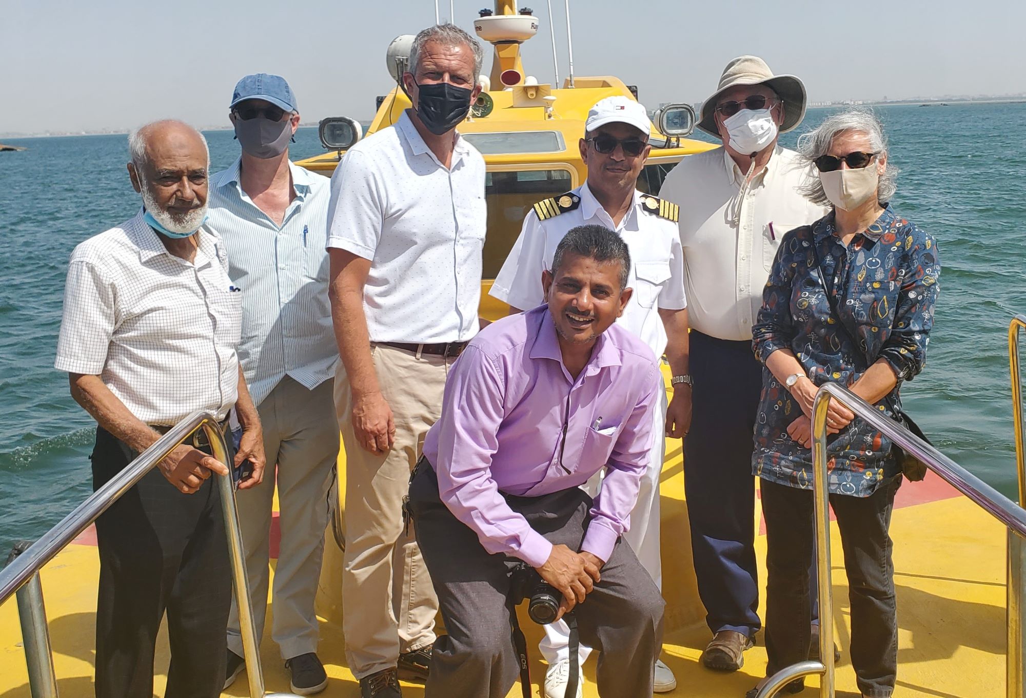 In 1885 started its activities in Aden Port .. The Mission to Seafarers Visits the Port